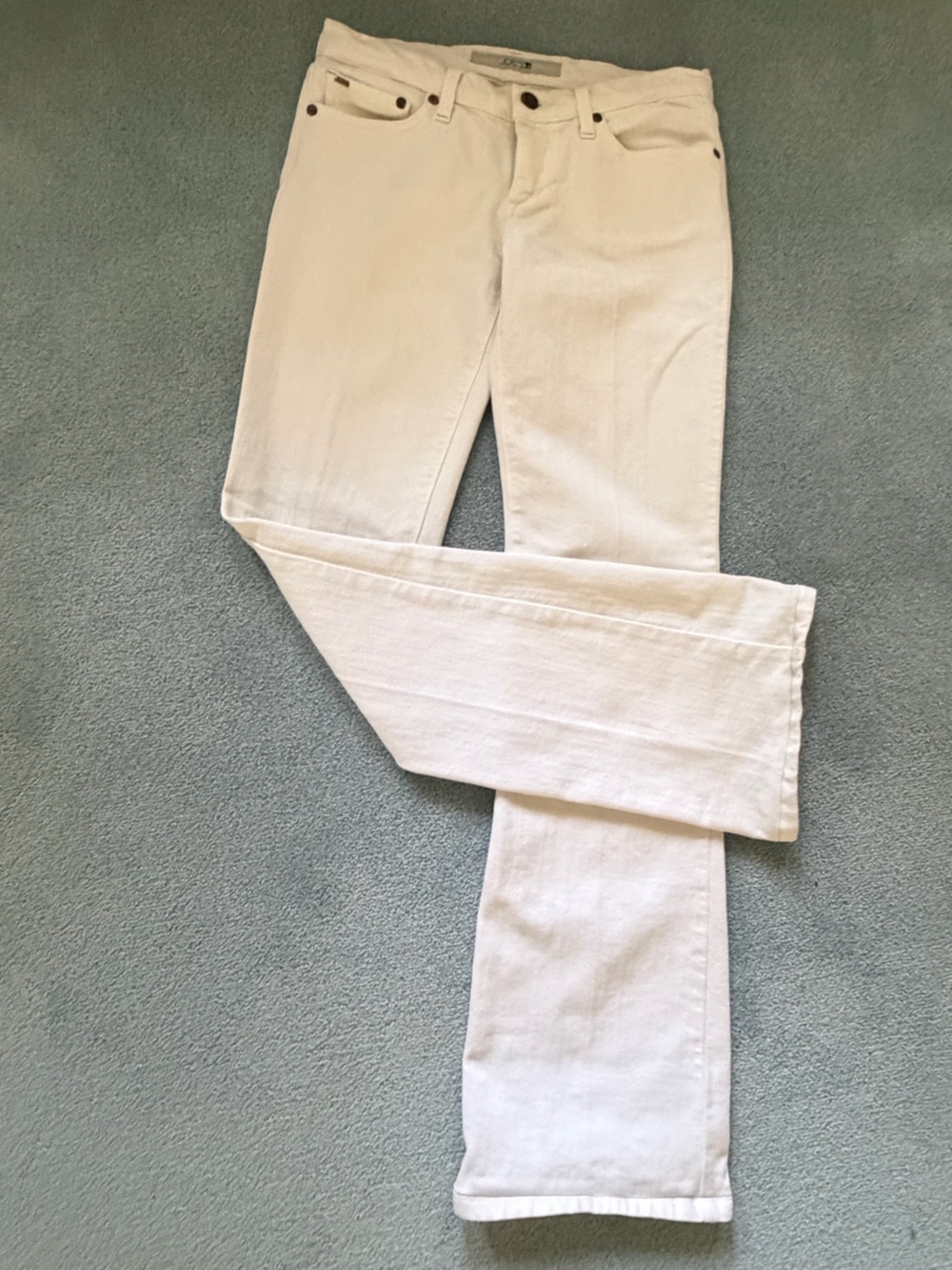 Joe's Jeans White Kick Flare Jeans 27